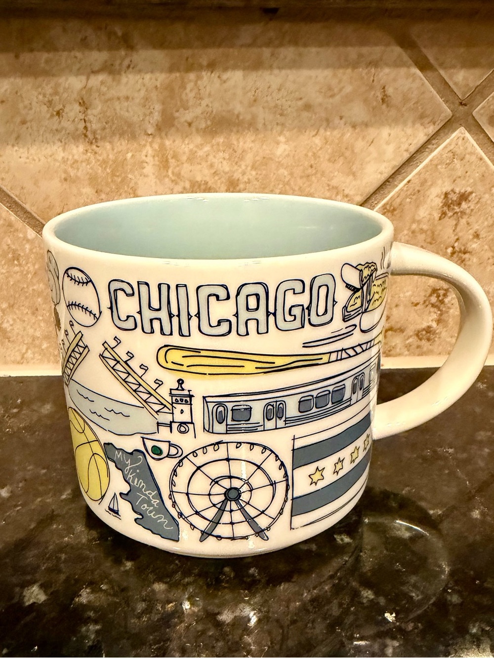 Starbucks Been There Series Mug Collector Coffee Cup - Chicago